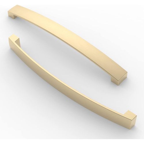 5 Pices Poigne De Meuble, Pas De Trou De 192 Mm, Poigne De Cuisine Cabinet Arch Pull, Pour Porte D'armoire De Cuisine, Tiroir De Commode De Chambre,Laiton Bross[Jia5285063]