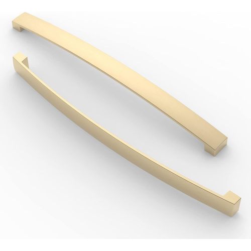 5 Pices Poigne De Meuble, Pas De Trou De 256 Mm, Poigne De Cuisine Cabinet Arch Pull, Pour Porte D'armoire De Cuisine, Tiroir De Commode De Chambre,Laiton Bross[Jia5285054]