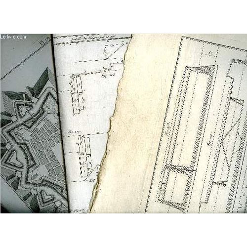 5 Planches En Noir Et Blanc Dont 4 Depliantes Exraites De L'encyclopedie De Diderot Et D'alembert Sur Le Theme Art Militaire.   de diderot et d'alembert