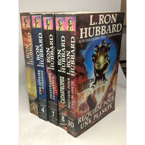 5 Tomes Mission Terre: Tome 2 : La Forteresse Du Mal + Tome 4: Une Affaire Trs trange + Tome 7: Destination Vengeance + Tome 8: Catastrophe + Tome 10: Requiem Pour Une Plante    Format Broch 