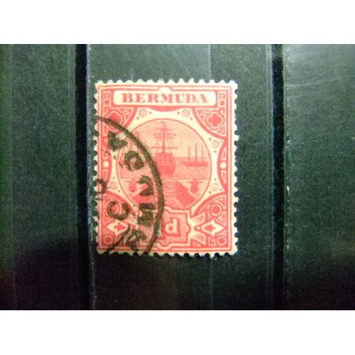50 Bermudes 1906 / Cale Sche / Yvert 33 Fu Fil. Ca Multiple