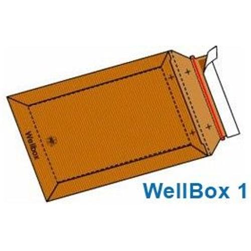 50 Enveloppes En Carton Wellbox 1 Format 167x270 Mm