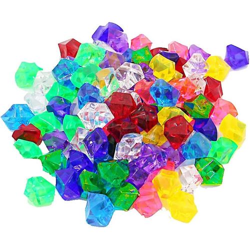 50 Pcs Acsergery Pirate Jewels Treasure, Acrylique Diamant Gemmes Bijoux Enfants Cristal Cadeau