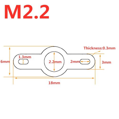 50 Pices/100 Pices Cuivre Plaqu Argent Double Tte Borne  Souder M2.2-M4.2 Circulaire Rondelle  Souder Feuille  Souder Ldp - Type [M2.2]-50pcs