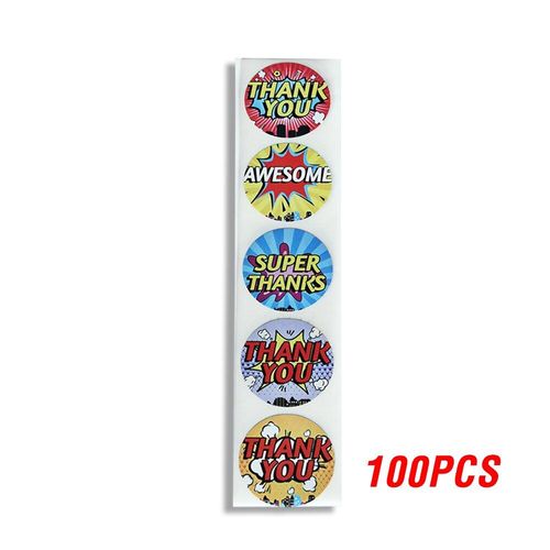 500 Pices Design Rcompense Autocollant 8 Styles Diffrents Dessin Anim Mignon Mots 