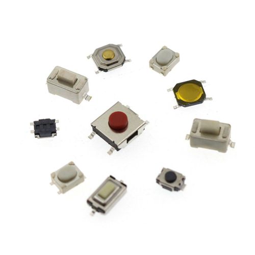 500 Pices Sries Voiture Tlcommande Interrupteur  Cl Rparation Tactile Bouton Poussoir Commutateurs Composant Paquet Micro-Interrupteurs
