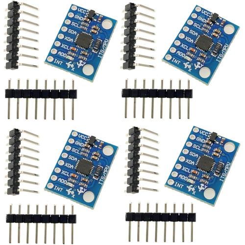 4 x GY-521 MPU-6050 6DOF Module Gyroscope à 3 Axes Accéléromètre 3 Axes pour Raspberry Pi et Arduino Projets.[V1135]