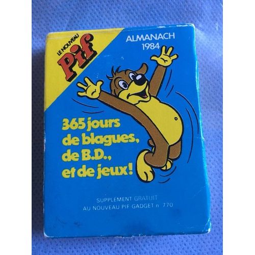 Vintage 1984 : Mini Livret Pif Pour Collectionneur