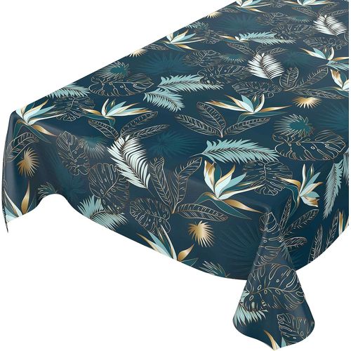 Rectangulaire Nappe En Toile Cirée, Lavable, Couleur Marbre Gris