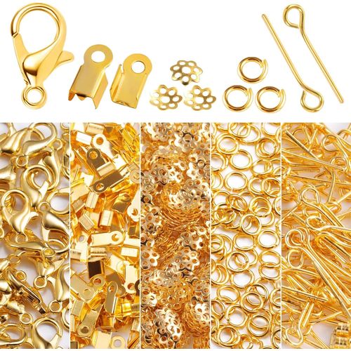 Kit Bijoux Perle Pour Bracelet Fermoir Bijoux Attache Pour Bracelet Attache Collier Bijoux Fermoir Pins Bijoux Creation Matériel Montage Bijoux Kit De Matériel Fabriquer Bijoux Adulte