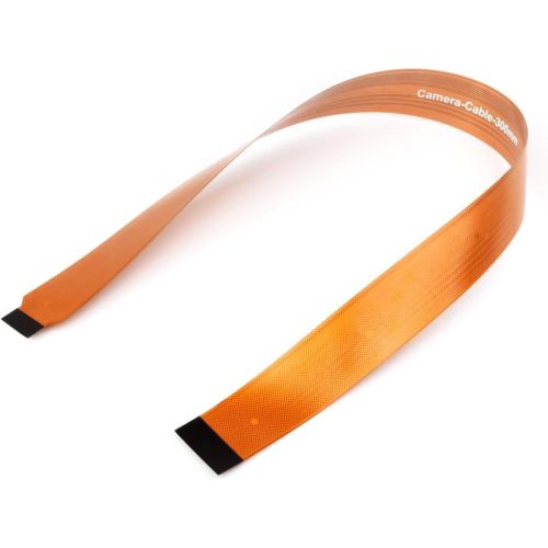 CSI FPC Câble Flexible pour Raspberry Pi 5, 22Pin à 15Pin Pi5 Câble de Caméra Adapté aux Modules de Caméra CSI, Film Noir de Blindage EMI, Transmission de Signal Plus Stable (300mm).[V238]
