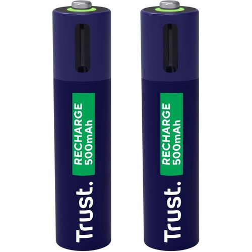 Piles Aaa Rechargeables Usb-C Lot De 2, Port Usb-C Intégré, Accu Capacité 500 Mah, Aucun Chargeur De Batterie Nécessaire, Charger Via Chargeur De Téléphone/Câble Usb, 2pcs.[V360]