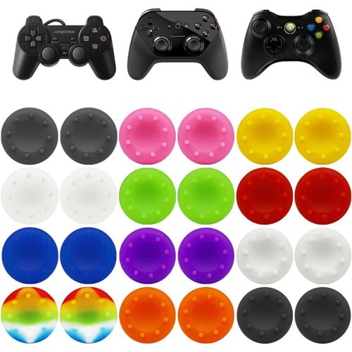 24 Pièces Joysticks De Remplacement En Silicone Pour Ps4, Ps5,Poignées Pouce,Joystick Ps4,Joystick Xbox,Manette Xbox One Silicone,Remplacement Joystick Manette Ps5 Silicone Pouce.[E870]