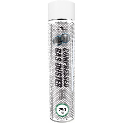 Fournitures de bureau 1x 750ml Home&Office Bombe a Air Comprimé Gas Duster 750ml K3, Sans Odeur, Nettoyage de l'équipement de bureau, Enlever la Poussière.[V213]