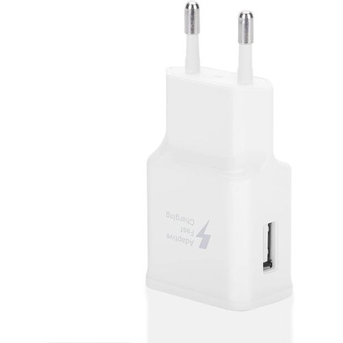 Chargeur Mural Usb Adaptatif À Charge Rapide Compatible Avec Samsung Galaxy S22 S21 S20 S10 S5 S6 S7 S8 S9 / Edge/Plus/Active,Note 5/8/9/10/20,Chargeur Rapide D'origine De Remplacement 15w Ep.[Y13]
