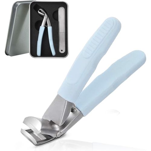 Coupe Ongle Pied,Coupe Capsules Ongles Large Tête Angulaire,Outfany Coupe Ongle Professionnel Inoxydable,Coupe Ongles Pieds Dur Et Epais Pour Hommes Femmes Et Les Personnes Âgées.[Y539] 