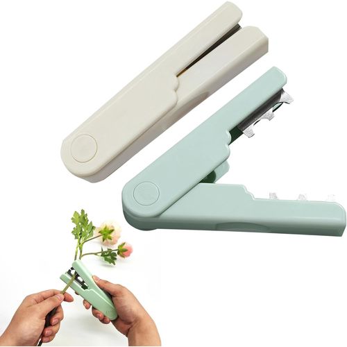 2 Pcs Pinces d'épines Roses Outil pour effeuiller les roses Pince à poinçonner Les Fleurs Accessoire Outils de Jardinage Manuels pour Fleuriste Outil d'ébavurage décapant Feuilles (Couleur A).[Y503]