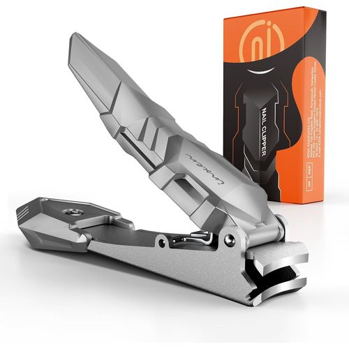Coupe Ongle Professionnel,Coupe Ongle Avec Récipient De Collecte,Coupe Ongle Pour Ongles Épais Et Ongle De Pied,Coupe Ongle Manucure En Acier Inoxydable De Haute Qualité Pour Hommes Et Femmes.[Y19] 