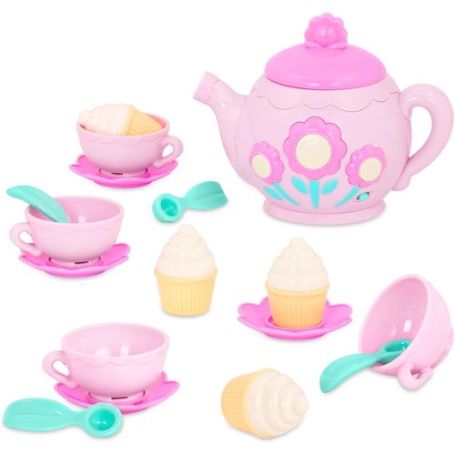 Play Circle-Théière chantante-17 pièces-Jeu d`imitation avec aliments-Ensemble cuisine,à partir de 3 ans