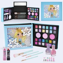 Maquillage Enfant Fille Maquillage,Maquillage Fille Coffret Maquillage Enfant Maquillage Jouet Ensemble De Maquillage Beauté Cadeau Fille 4 5 6 7Ans