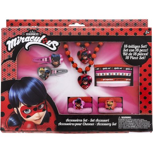Lot De 18 Figurines Et Personnages Miraculous Dans Un Coffret Cadeau 28 X 3 X 22 Cm