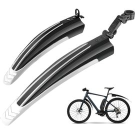 Garde-Boue De Vélo,Montagne Cyclisme Vtt Route Réglable Universelle Epaissir Elargir Les Ailes Avant Garde-Boue Arrière Pour Selle De Single Speed Vélo Fixie Urbain Gravel Bike.[Y643]