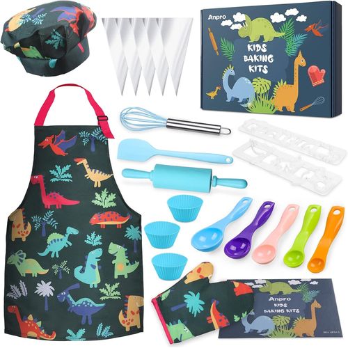 Ensemble de Cuisine et pâtisserie pour Enfants,Jeu de rôle pour Enfants de 8 à 12 Ans,Tablier personnalisé pour Enfants,Toque de Chef,Ensemble de Costumes de Jeu de rôle du Chef