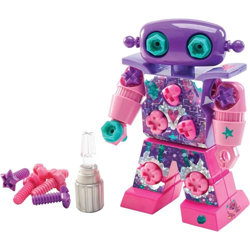 Resources-Design & Drill Sparklebot Robot-Jeu de construction 23 pièces avec visseuse électrique,jouet éducatif et scientifique,,créatif/STEM unisexe,3+