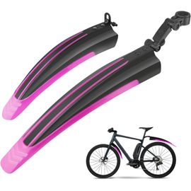 Garde-Boue De Vélo,Montagne Cyclisme Vtt Route Réglable Universelle Epaissir Elargir Les Ailes Avant Garde-Boue Arrière Pour Selle De Single Speed Vélo Fixie Urbain Gravel Bike.[Y647]