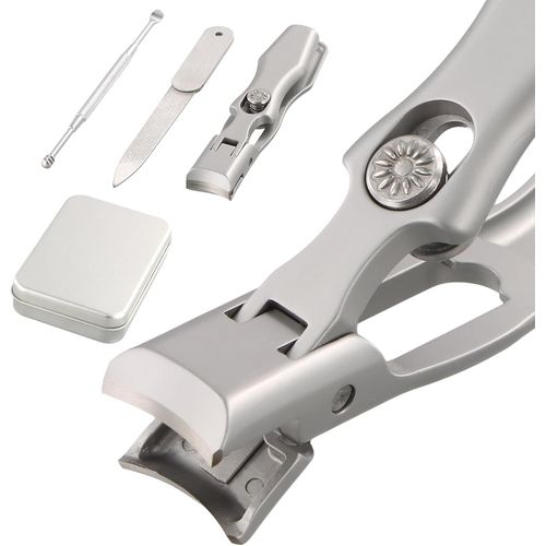 Coupe Ongle Pied En Acier Inoxydable,Coupe Ongles Ergonomique,Coupe-Ongles À Large Ouverture Pour Ongles Épais,Coupe-Ongles Ultra Tranchant Pour Hommes Femmes.[Y457] 