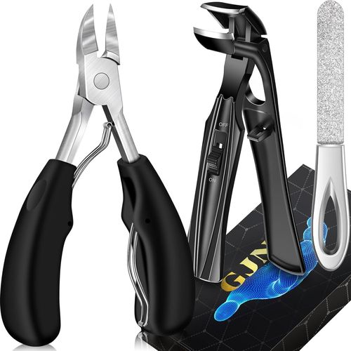 Coupe-Ongles Ergonomique À Large Tête Angulaire Avec Attrape-Ongles,Cadeaux De Coupe-Ongles Sans Dégâts Pour Lui,Hommes Et Femmes.[Y178] 