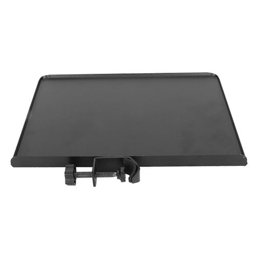 Plateau de carte son Plateau de support de microphone en métal universel pour l'enregistrement de la diffusion en direct sur scène 22,8 x 16 cm / 9,0x6,3 pouces