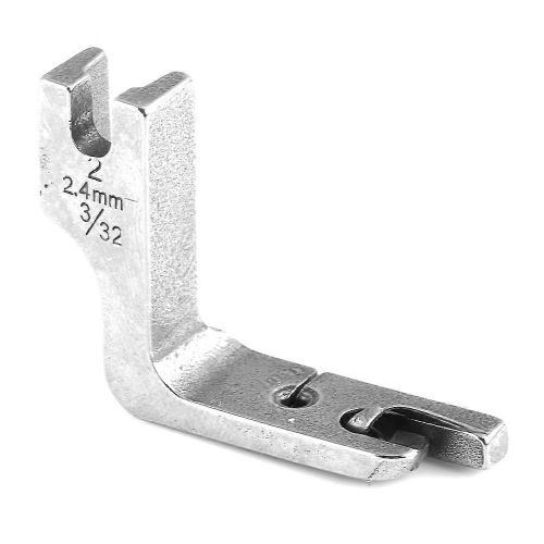 Universel Industriel Aiguille Seule Fat Bed Machine À Coudre Roulé Ourlet Pied-De-Biche (2.4mm)