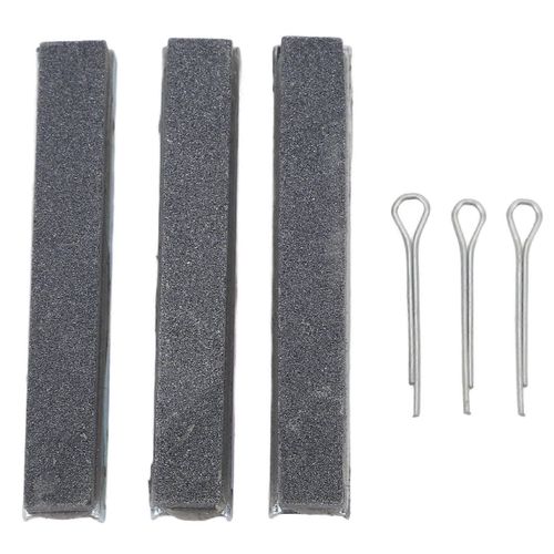 3PCS Cylindre de moteur Hone Stone Construction robuste 3 Mâchoire Cylindre Pierres de Rodage Outil 2 pouces