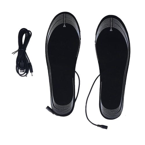 2pcs Semelles Chauffantes De Chaussure Eva Usb Chargement Adaptable 35 À 44 Yards Doux Semelles Chauffantes Uniformes