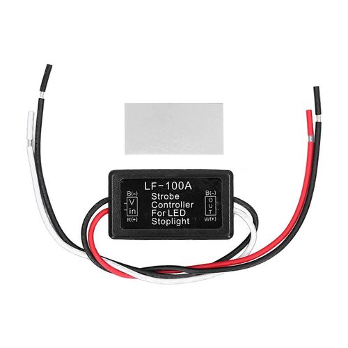 Contrôleur Stroboscopique De Feu Stop Led Module De Clignotant De Feu Stop Intelligent Monté En Hauteur Pour Véhicule À Moteur