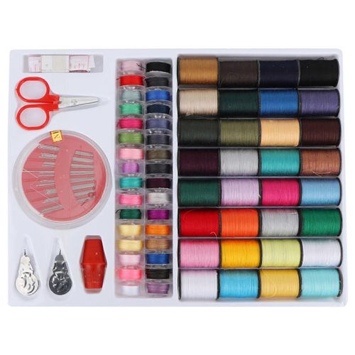64pcs Machine À Couture Colorée Fil Cordon Ensemble Vêtements String Bobine Boîte Fr-197
