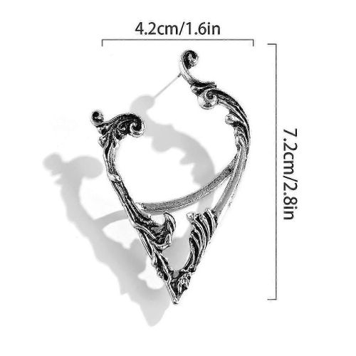 2xretro Hollow Boucle D'oreille Ear Wrap Unique Accessoires Halloween Robe De Soirée