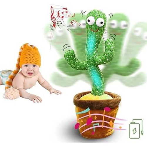 Cactus qui danse et r¿¿p¿¿te ce que vous dites. Poup¿¿e cactus avec