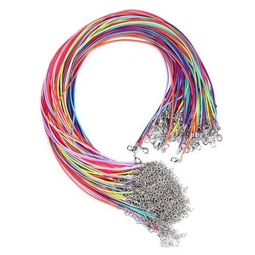 Lot De 100 Cordons Cir¿¿S Color¿¿S Pour La Fabrication De Bijoux Et De Bracelets