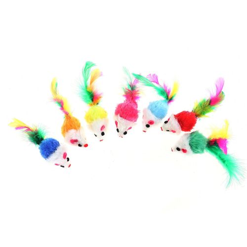 Lot de 7 souris en peluche Couleurs al¿¿atoires