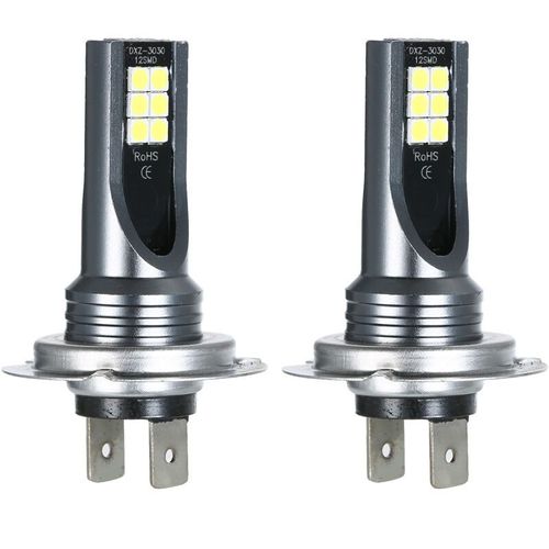H7 Voiture Led Antibrouillard 110w Phare Ampoule Kit 6000k Blanc Running Light Hid Décodeur Antibrouillard, Noir