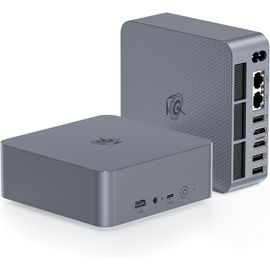 ChenQuanSarl-Mini Pc Eqr5, Amd Ryzen 7 5825U, 8C/16T, Jusqu'À 4,5Ghz, Mini Ordinateur 16G Ddr4 Ram 500Gb Pcie3.0 Ssd, 4K Dual Display, Dual Hdmi/Dual Gigabit Ethernet/Wifi6/Bt5.2