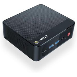 ChenQuanSarl-Ser5 Pro Mini Pc, Amd Ryzen 7 5825U 8 C?urs 16 Threads Jusqu'À 4,4 Ghz, 16 Go De Ram 500 Go De Ssd, 4K Triple Screen Display (Hdmi/Dp/Type-C), Bt5.2/Wi-Fi6 Lan 2.5G