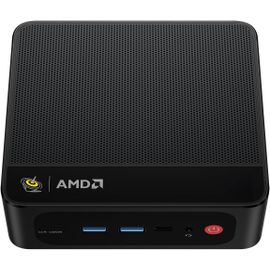 ChenQuanSarl-Ser5 Mini Pc, Mini Ordinateur Avec Amd Ryzen 5 5500U (6C/12T Jusqu'À 4.0Ghz), 16Go Ddr4 So-Dimm + 500Go M.2 2280 Nvme Ssd, 2500Mbps Lan, Wifi 6, Bt 5.2, Dp, Hdmi, Type-C
