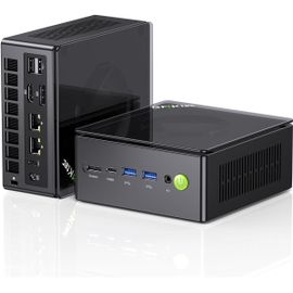 ChenQuanSarl-Gaming Mini Pc K8 Plus Amd Ryzen 7 8845Hs (8K/16T, Jusqu'À 5,1 Ghz) 64 Go Ddr5 Ram 1 Tb Ssd, Ordinateur De Bureau Oculink/Dual Nic 2,5G/Wifi 6E/Bt5.2/Hdmi 2.1/Usb4/Usb3.22 + Usb2.02.