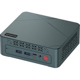 ChenQuanSarl-E2 Windows 11 Pro Mini Pc Pour Les Entrepr s, Amd Ryzen 5 3550H, 4C/8T Jusqu'À 3,7 Ghz, 16G Ddr4 Ram, 512G Pcie 3.0 Ssd, Triple Affichage 4K@60Hz, Hdmi, Type-C, Usb3.2, Lan, Wi-Fi 6, Bt5
