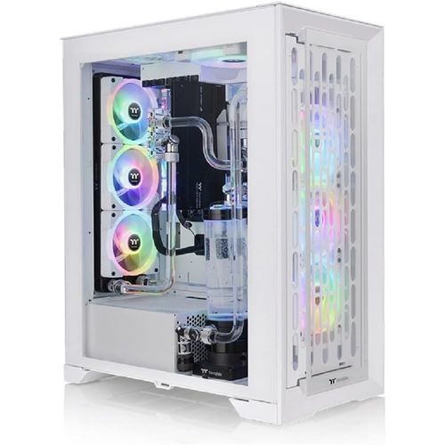 ChenQuanSarl-Cte T500 Tg Argb Snow (Blanc) - Boitier Pc Grande Tour