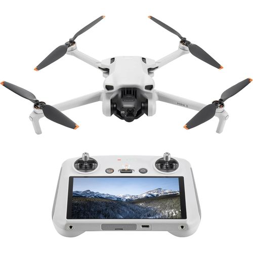 Letnerny-Mini 3 ( Rc) ¿ Mini Drone Caméra Léger Avec Nacelle Mécanique À 3 Axes, Vidéo 4k Hdr, Temps De Vol De 38 Minutes, Transmission Vidéo Jusquà 10 Km, Pr De Vue Verticale, Retour Intégré, C0-Dji