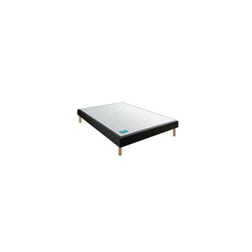 Sommier Merinos Stylo Velours Nuit 140x190
